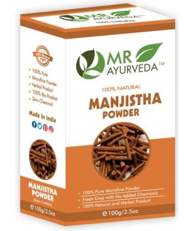 Sheltr 100% Organic Manjistha Powder | Manjistha Powder for Skin Whitening | Manjistha Powder for Face | Manjistha Powder for Hair | No Added Chemicals 100 Grams
