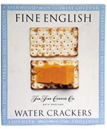  olivaoliva The Fine Cheesse Co 100g Water Crackers - Pack of 12 - Buy Online on GoSupps.com