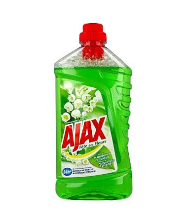 AJAX Spring Flowers Universal Cleaner - Pack of 8 (8 x 1 Litre)