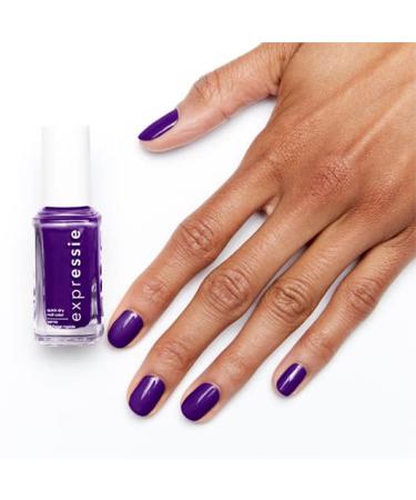 essie expressie Quick Dry Vegan Nail Polish - No Time To Pause (Vibrant Purple with Blue Undertones) - 0.33 Fl Oz - Buy Online on GoSupps.com