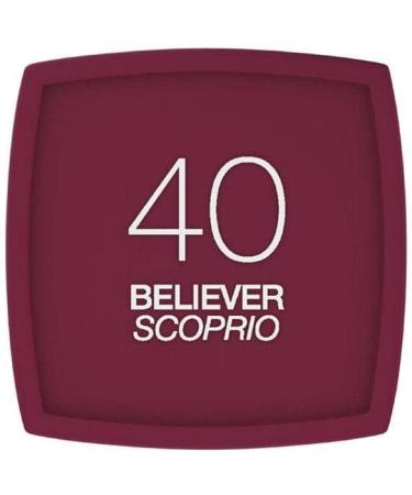 Maybelline Superstay Matte Ink Zodiac Lipstick - Limited Edition Shade 40 Believer for Scorpio | Long Lasting International Shipping Available - Buy Online on GoSupps.com