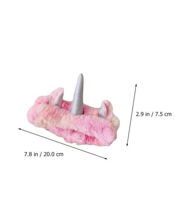Milist Unicorn Washing Strap - Soft Coral Fleece Spa & Skincare Headbands (3 Pack) for Makeup Shower & Bathing - Buy Online on GoSupps.com