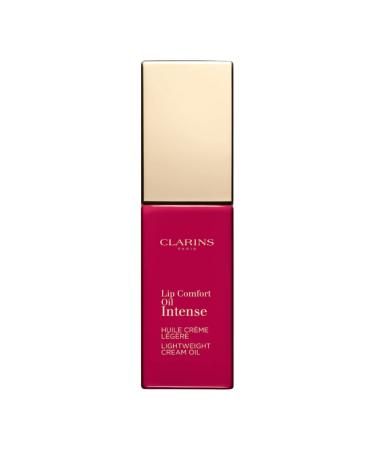 CLARINS Unisex BARRA DE LABIOS Lip Comfort Oil Lipstick 06 Intense Fucshia 1UN Negro Standard