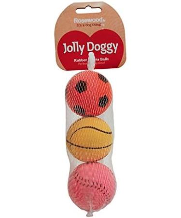 Rosewood 3PK Rubber Balls - Durable Fetch Toy for Dogs - Buy Online on GoSupps.com