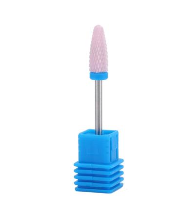 Pink Drill Bits for Nails Not Slip Gel Nail Drill Bits Ceramic for Nails (22ST)