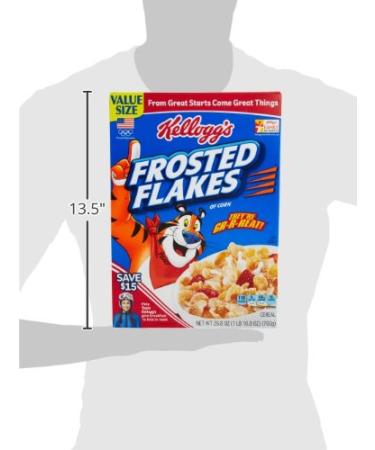 Discontinued Kellogg's Frosted Flakes Cereal Family Size - 26.8oz Box - Buy Online on GoSupps.com