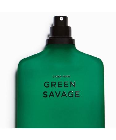Zara Man Green Savage Cologne for Men EDT Eau De Toilette 100 ML (3.4 FL OZ) - Buy Online on GoSupps.com