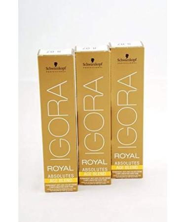 Schwarzkopf Igora Royal Absolutes Age Blend 6-460 Dark Blonde Beige Chocolate Permanent Color Creme - 0.2g (Pack of 1) - Buy Online on GoSupps.com