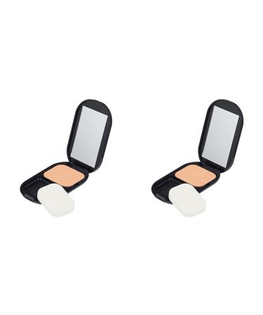 Max Factor Facefinity Compact Make-up Natural 003-Powder Foundation for a Mattes Finish-1 x 10 g (pack with 2) 10 g (2-pack) Natural 003