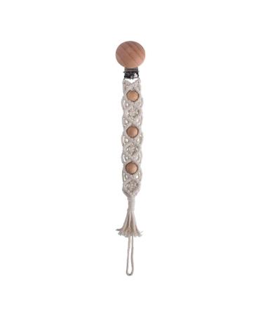 Picapoo Pacifier Clip Holder | BPA-Free Crochet Baby Pacifier Nipple Clips - DIY Woven Cotton Rope Chain for Teething Toys - Buy Online on GoSupps.com