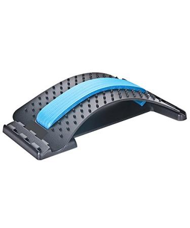 Chi-Enterprise Back extensor with massage sauces |Returning training device Fitness device Fitness Training Massage device |Relaxation and posture correction (blue) back extensor (blue)