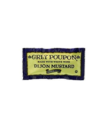 Grey Poupon Dijon Mustard Packets - .25 oz. (Pack of 25) poupon dijon 0.25 Ounce (Pack of 25)