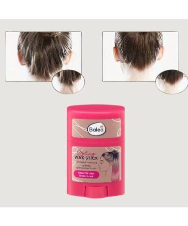 Balea Hair Wax Stick - 25g | Quick Fixation Styling Baby Hair Friendly Infused with Mango Butter & Avocado Oil - International Shipping - Buy Online on GoSupps.com