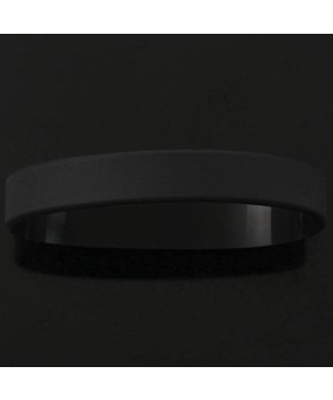 Dawafit 2x Fashion Silicone Rubber Band Elastic Black Bracelet Bangle for Men & Women | International Shipping Available - Buy Online on GoSupps.com