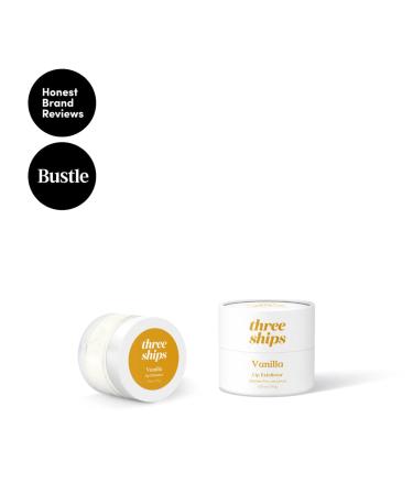 Three Ships Vanilla Lip Exfoliator - Vegan Lip Polish & Moisturizer | As Seen on TV | Soothing, Hydrating & Reviving Natural Lip Scrub - 15g - Buy Online on GoSupps.com