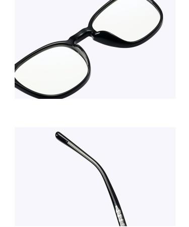 Buy Anti UV Blue Light Blocking Reading Glasses - Unbreakable Flat Light Mirror Eyewear for Men & Women - +0.00 Black - Buy Online on GoSupps.com
