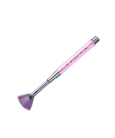 Ipetboom 1pc Painting Nail Art Nail Brush Pen Nail Art Tips Builder Brush Uv Gel Nail Brush Nail Drawing Pen Nail Art Liner Brush Extension Gel Brush Fan Nail Brush Paint Pen Manicure medium Pink