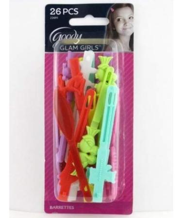 Goody Girls Sassy Self Hinge Hair Barrettes - 26 Pk. 2 Pack