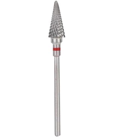 Tungsten Steel Nail Art Manicure Drill Bits - Red Electric Pedicure Grinding Head - Buy Online on GoSupps.com