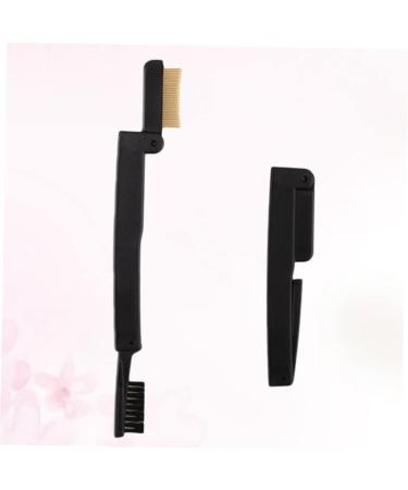 minkissy Lash Comb Makeup Mascara Brush Folding Eyebrow Brush Eyebrow Spoolie Eyebrow Brush Makeup Eyebrow Comb Folding Eyebrows Comb Makeup Brush Eyelash Comb Dual Purpose Brush Spiral 15.2*3cm Black - Buy Online on GoSupps.com