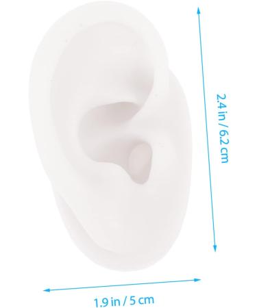 4pcs Silicone Human Ear Anatomy Model for Jewelry and Ear Piercing Practice | Fake Mannequin Ear Mold Set | Body Parts Training Tool - Buy Online on GoSupps.com