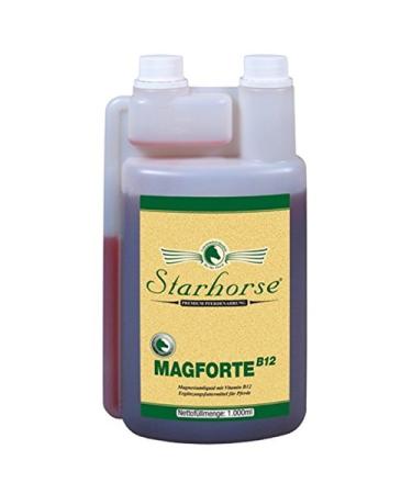 Starhorse Magforte Magnesium Liquid Dosing Bottle with Vitamin B12 for Horses 1 Liter