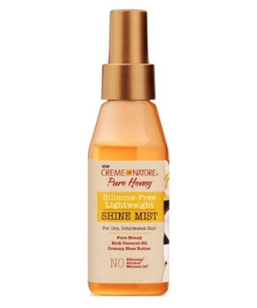 Creme Of Nature Pure Honey Shine Mist 4 Ounce (118ml) (Pack of 6)