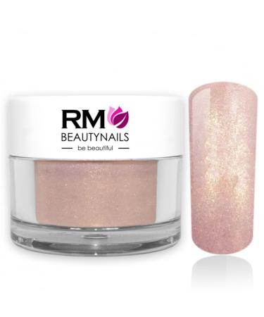 Acrylic Color Powder Rose-Gold Pearl Powder Nail Design Nails Fingernail RM Beautynails 1 Pack (1x 10g) Rose-Gold Pearl 10g