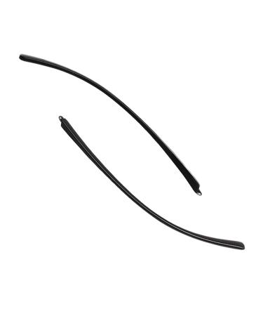 Ygnjh glasses replaced the legs.Glasses glasses 1 pair of black universal glasses TR90 glasses replacement arms glasses repair set