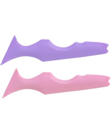 FOMIYES 4 Pcs Silicone Beauty Ruler Silicone Mold Mascara Shield Eyeliner Wearing Aid Eyelash Tool Bevel 1 count (Pack of 1) Assorted Colorx2pcs - Buy Online on GoSupps.com