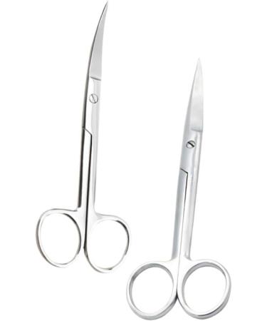 Beavorty 6pcs Stainless Steel Curved Pet Scissors Durable & Precision Grooming Tools for Dogs & Cats - Buy Online on GoSupps.com
