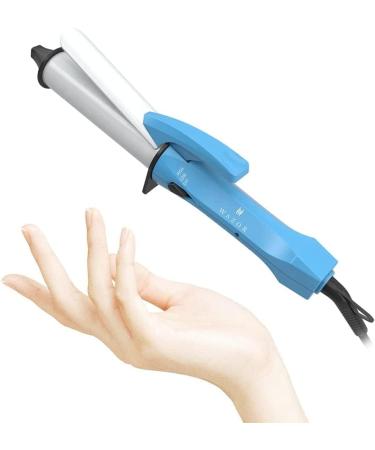 Wazor Ceramic Mini Curling Wand for Short Hair & Touch Ups Small Portable Curling Iron for Travel Heat-up Fast Hair Curler Auto Shut Off 1 Inch Beautiful Box for Gift Giving - Buy Online on GoSupps.com