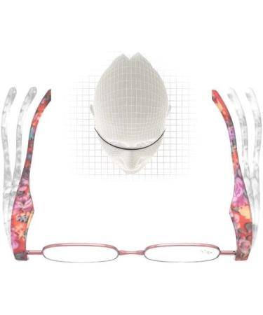 Flexible Compact Folding Reading Glasses - Anti Blue Light +2.0 - Thin Lightweight Presbyopia Readers in Light Blue - Buy Online on GoSupps.com