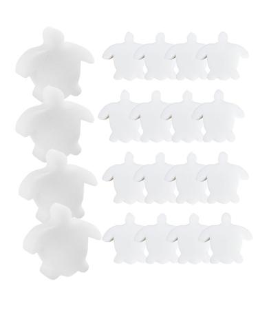 20 Pack Oil Absorbing Sponge Turtle Shaped Cleaning Sponge for Swimming Pool Hot tubs Oil Absorbing Sponge Pool Sponge Oil Absorber Hot Tub Accessories Floating Oil & Scum Absorber for Spa & Pool