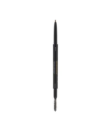 Arches & Halos Micro Defining Brow Pencil - Get Fuller and More Defined Brows - Long-Lasting  Smudge Proof  Rich Color - Dual Ended Pencil with Brush - Vegan and Cruelty Free - Warm Brown  0.003 oz