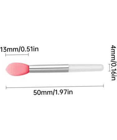Silicone Lip Brushes Mini Lip Scrub Brush Reusable Lip Balm Applicators For Lip Care Lip Mask Applicator Lip Balm Applicator Lip Brushes Makeup Lipstick Brush 6PCS - Buy Online on GoSupps.com