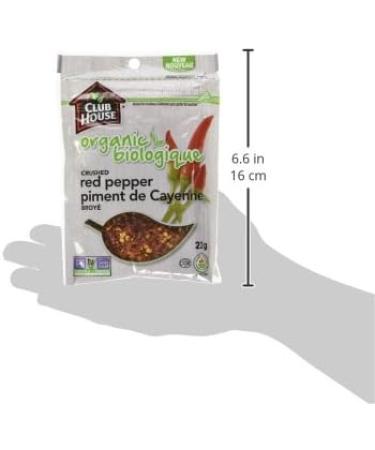 Club House Quality Natural Herbs & Spices Organic Crushed Red Pepper 23g 23 g (Pack of 1) - Buy Online on GoSupps.com