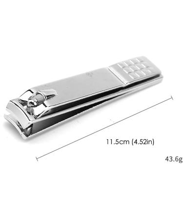 Nail Clippers Set Manicure Pedicure with Built-in Nail File Professional Nail Clippers Set 3 Pieces Ladies and Man Silver - Buy Online on GoSupps.com