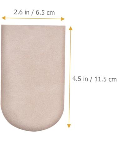 minkissy 1 Set Half Size Heel Pad Supple Heel Insoles Sports Heel Pads Invisible Height Pads Half Lift Cushions Shoes Height Increase Pads Shoes Height Increase Cushions Sports Heel Insoles - Buy Online on GoSupps.com