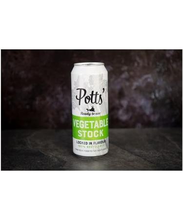 Potts Vegetable Stock Can 500ml - Premium Quality Vegan Broth - Buy Online on GoSupps.com