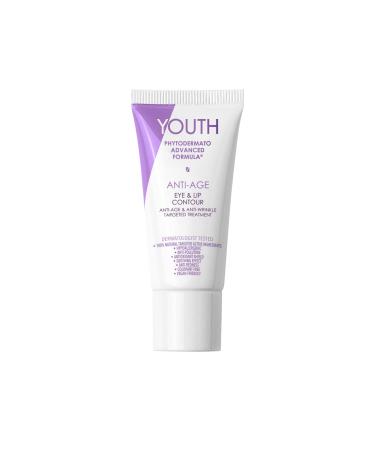 YOUTHPHYTO DERMATO ADVANCED FORMULA- Eye & Lip Contour - Targeted Anti-Age & Anti-Wrinkle Facial Cream 0.7 Oz