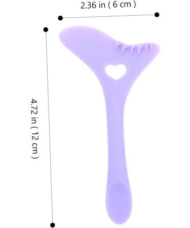 VINTORKY Eyeliner Stamp Silicone Eyeliner Aid Eyeliner Mascara Shield Eye Makeup Tools Eyeliner Tool Eye Liner Pencils Eyelash Stencils Reusable Eyelash Tool Silica Gel Multifunction Purple 12.00X6.00X0.50CM Purple - Buy Online on GoSupps.com
