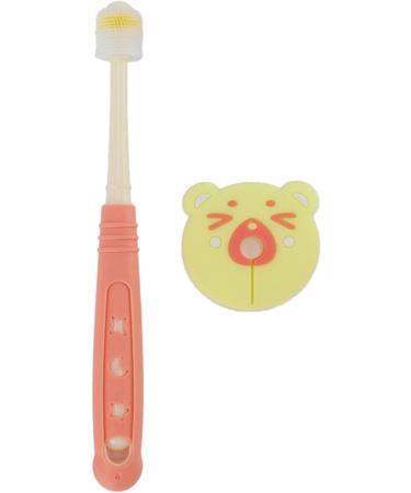 Baby Toothbrush with Soft Bristles - 360 Teething Cleaning | Coral Orange - International Shipping Available - Buy Online on GoSupps.com