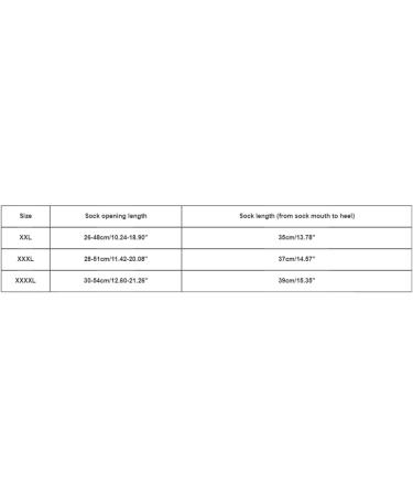 Men's Compression Calf Stockings | Elastic Support Hiking & Tennis Socks | Breathable Plus Size All-Year Comfort - Buy Online on GoSupps.com