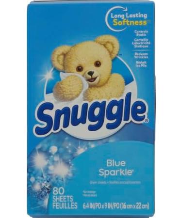 Snuggle Aroma Towels - Blue Sparkle 80 Pieces | Premium Dryer Towels for Freshness - International Shipping Available - Buy Online on GoSupps.com