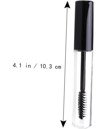 Didiseaon 5pcs Eyelash Cream Bottle Mascara Tubes with Wands Empty Glass Empty Tube Makeup Brushes DIY Round 1 g (Pack of 1) Black - Buy Online on GoSupps.com