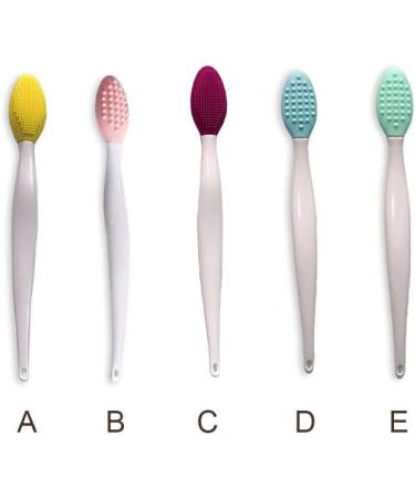 dijiusidy Lip Brush Woman Accessories Silicone Powder Buffer Comedo Remover Facial Clean Removing Tools Easily Grip Exfoliating Brushes Green - Buy Online on GoSupps.com