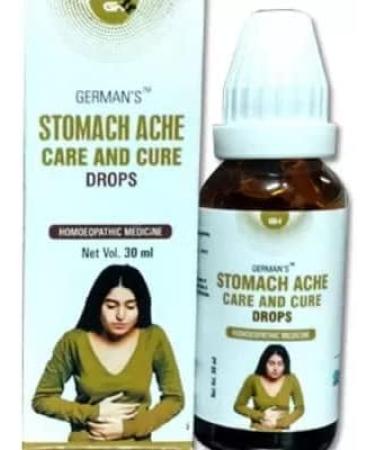German Homeo Care & Cure Stomach Drops (30ml) for Bloating, Stomach Ache & Flatulence + Free Ujala Eye Drop - Buy Online on GoSupps.com