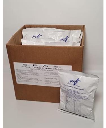  SPAS SRL Vitality Drink Hydro Multivitamin Dietary Supplement Complete Orange Flavour (20 x 330g Lemon) - Buy Online on GoSupps.com