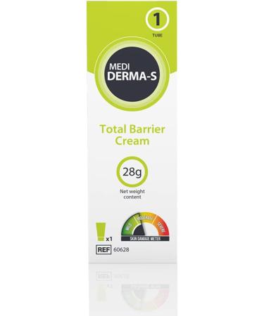 Medi Derma-S Total Barrier Cream Tube 28g Moisturises and Protects Damaged and Intact Skin Waterproof Wound Protection Cream (Pack of 2) 28 g (Pack of 2) - Buy Online on GoSupps.com